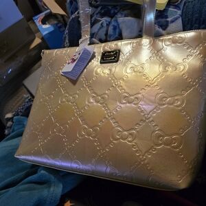 Loungefly Gold Embossed Tote Bag